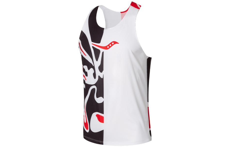 Saucony Мужская майка для бега White Black Red
Saucony Мужская майка для бега White Black Red