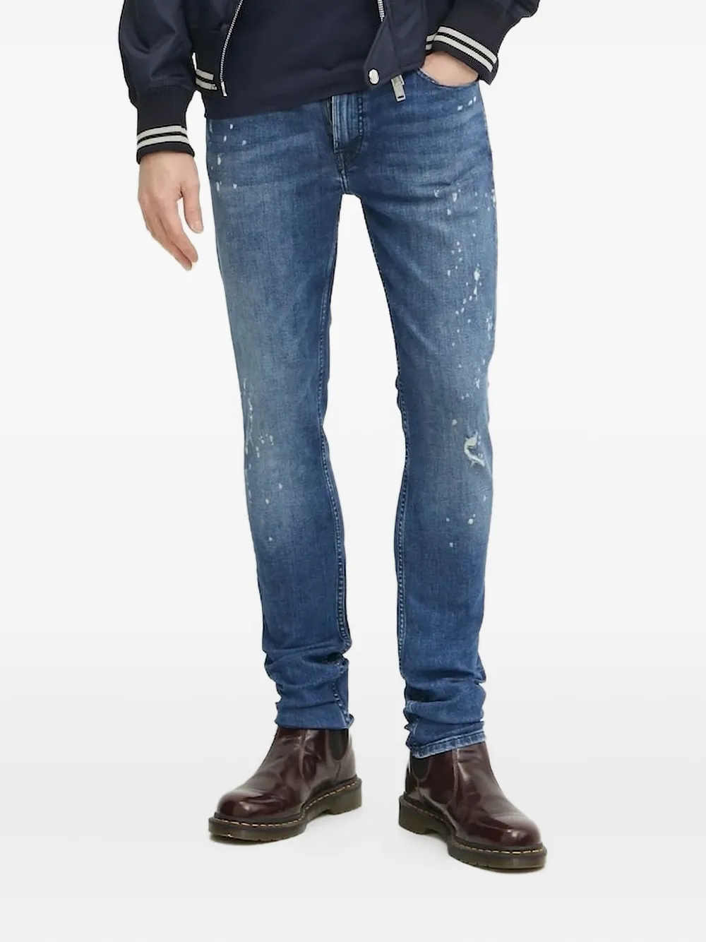 Джинсы с брызгами краски KARL LAGERFELD, синий
Джинсы с брызгами краски KARL LAGERFELD, синий