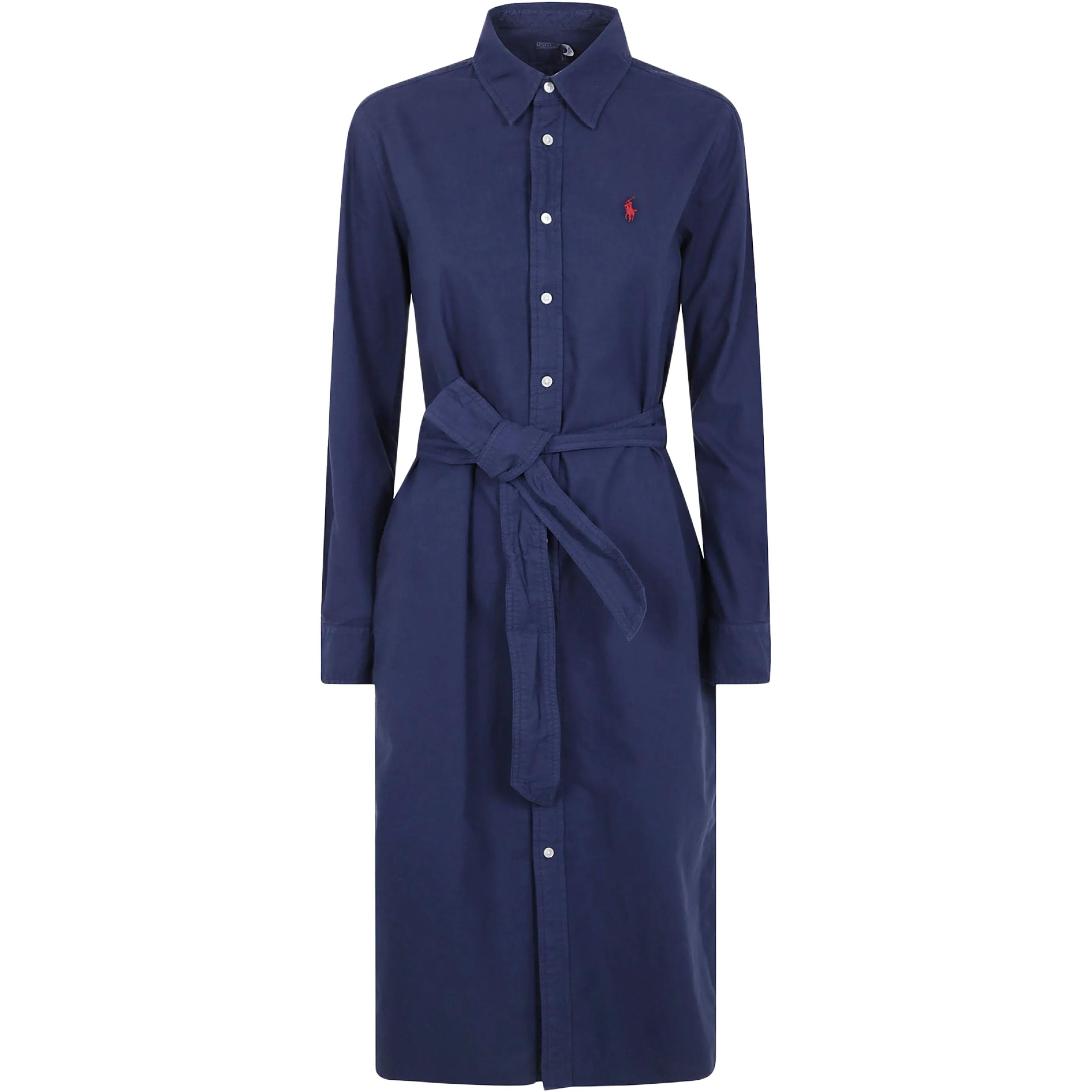 Поло платье-рубашка Polo Ralph Lauren, синий
Поло платье-рубашка Polo Ralph Lauren, синий
