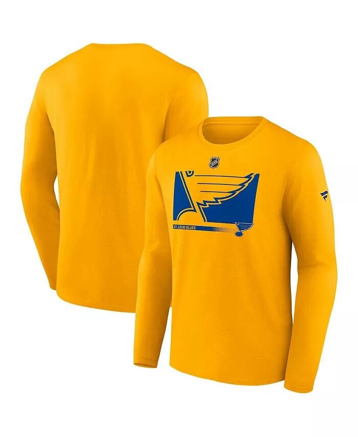 Мужская футболка с длинным рукавом Gold St. Louis Blues Authentic Pro Core Collection для вторичного использования Fanatics
Мужская футболка с длинным рукавом Gold St. Louis Blues Authentic Pro Core Collection для вторичного использования Fanatics
