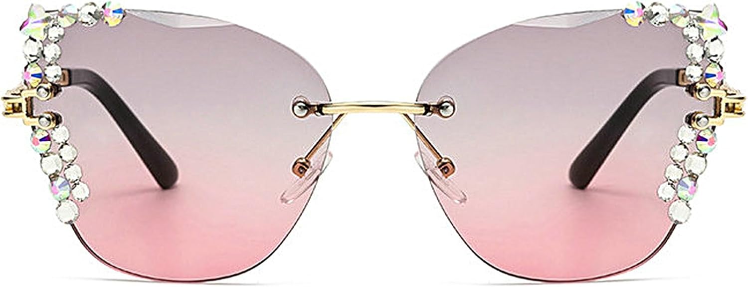 Женские солнцезащитные очки COTIA без оправы, квадратной формы, «кошачий глаз», с бриллиантами, модные, блестящие, со стразами, для активного отдыха и повседневной носки, модель W38, Grey Pink
Женские солнцезащитные очки COTIA без оправы, квадратной формы, «кошачий глаз», с бриллиантами, модные, блестящие, со стразами, для активного отдыха и повседневной носки, модель W38, Grey Pink