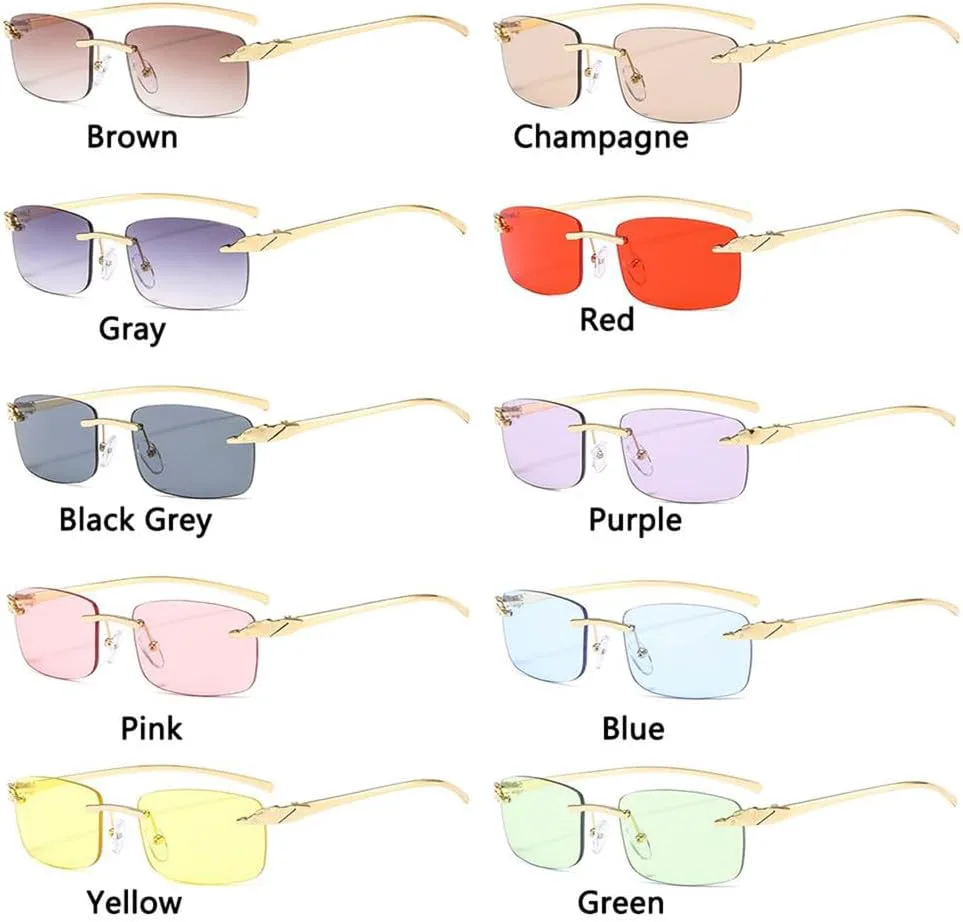 Солнцезащитные очки UV400 для мужчин и женщин | Без оправы, яркие цвета, прозрачные линзы | Для вождения и занятий спортом на открытом воздухе generic, Gray
Солнцезащитные очки UV400 для мужчин и женщин | Без оправы, яркие цвета, прозрачные линзы | Для вождения и занятий спортом на открытом воздухе generic, Gray