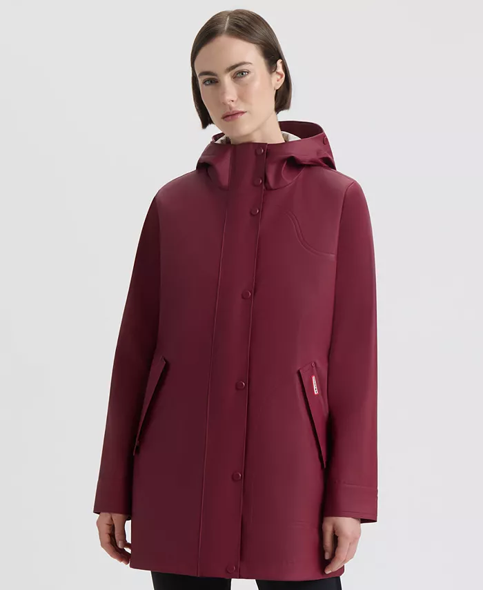 Женский прорезиненный водонепроницаемый дождевик с капюшоном Hunter, красный
Женский прорезиненный водонепроницаемый дождевик с капюшоном Hunter, красный