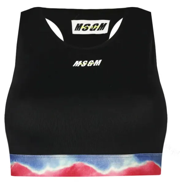 Облегающий топ Msgm, черный
Облегающий топ Msgm, черный