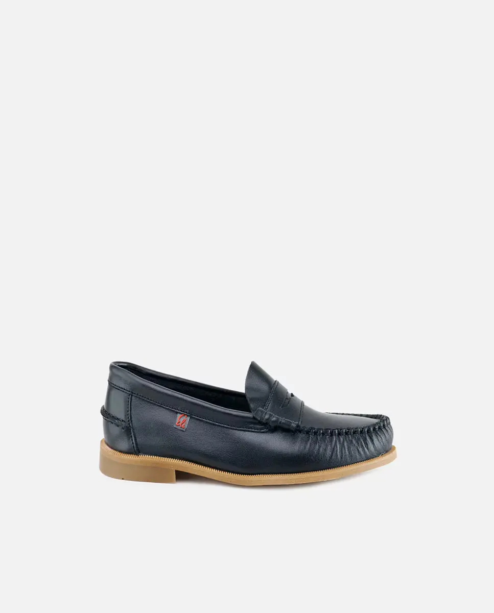 Детские кожаные мокасины в кастильском стиле Eli 1957, черный
Детские кожаные мокасины в кастильском стиле Eli 1957, черный