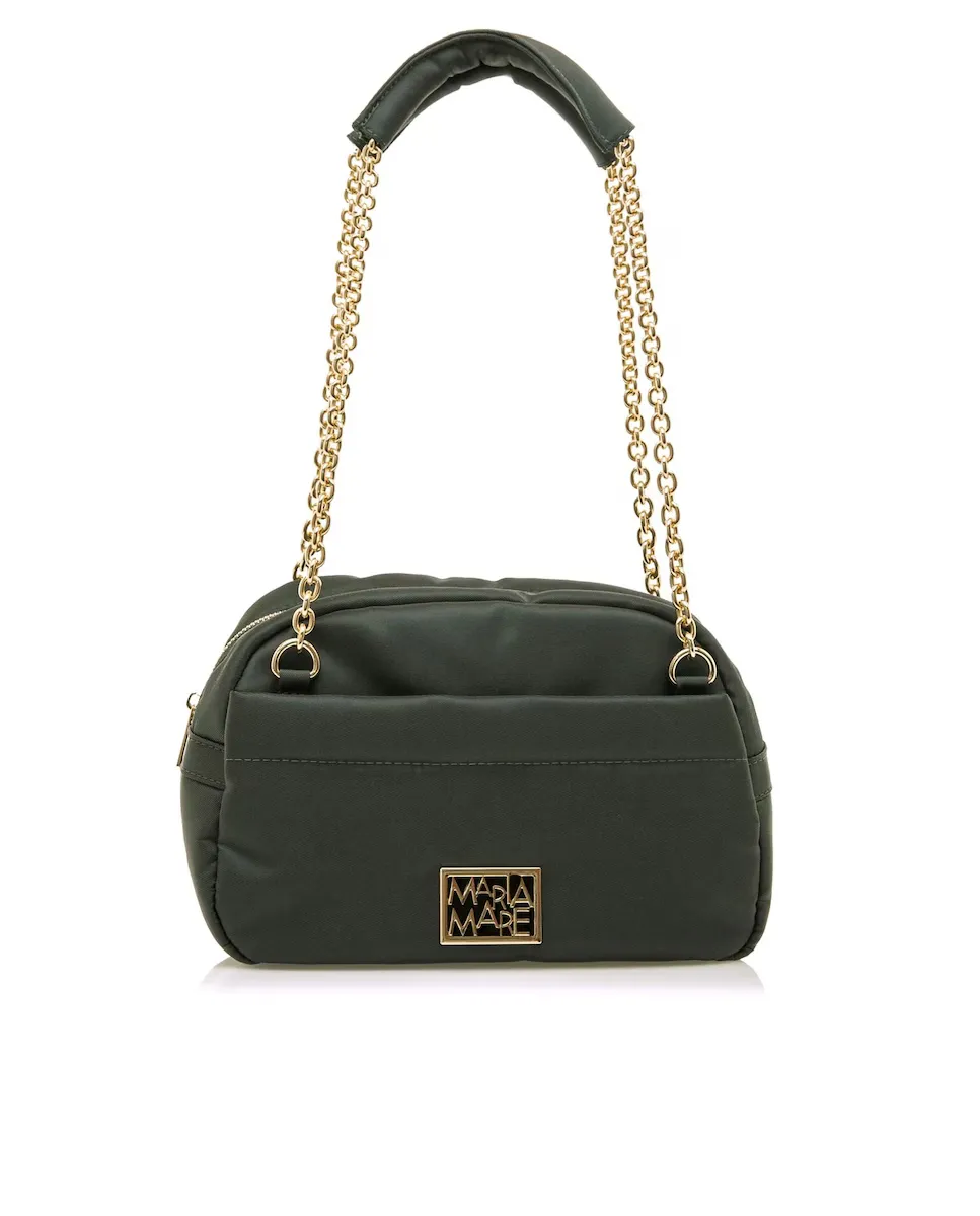 Плетеная сумка через плечо с ручкой-цепочкой Mariamare, зеленый
Плетеная сумка через плечо с ручкой-цепочкой Mariamare, зеленый