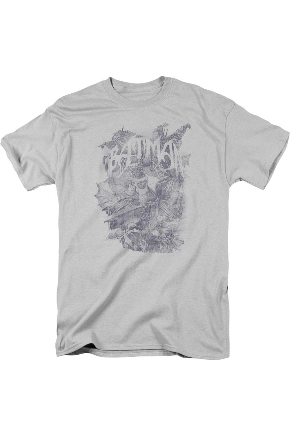 Футболка с коротким рукавом и рисунком Бэтмена и летучей мыши Gildan, серебряный
Футболка с коротким рукавом и рисунком Бэтмена и летучей мыши Gildan, серебряный