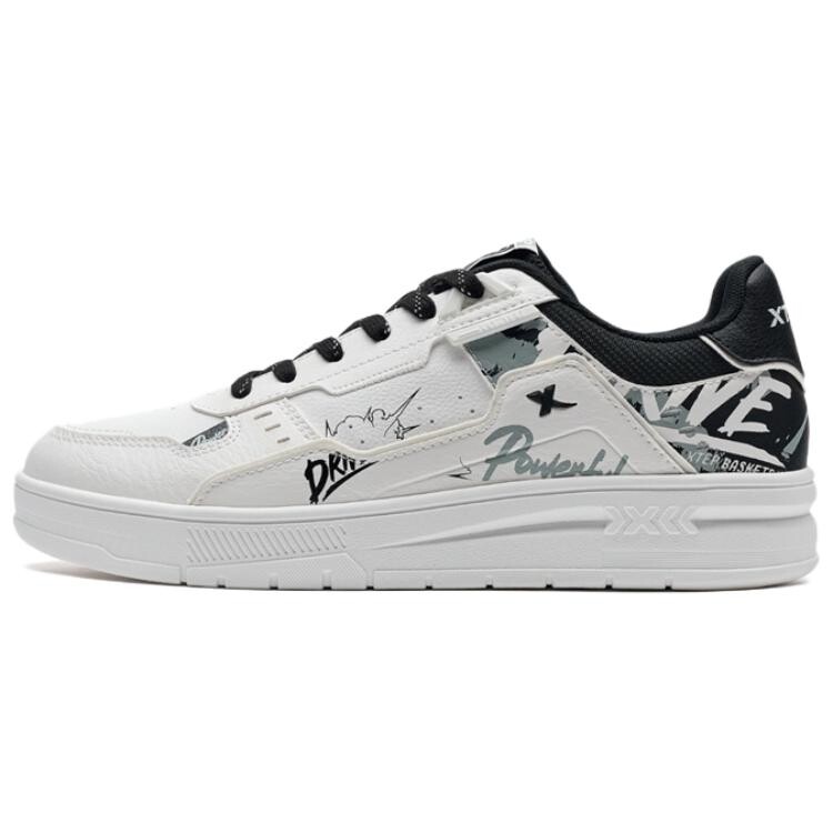 Кеды мужские, обувь для скейтбординга низкая белый/черный Xtep
Кеды мужские, обувь для скейтбординга низкая белый/черный Xtep