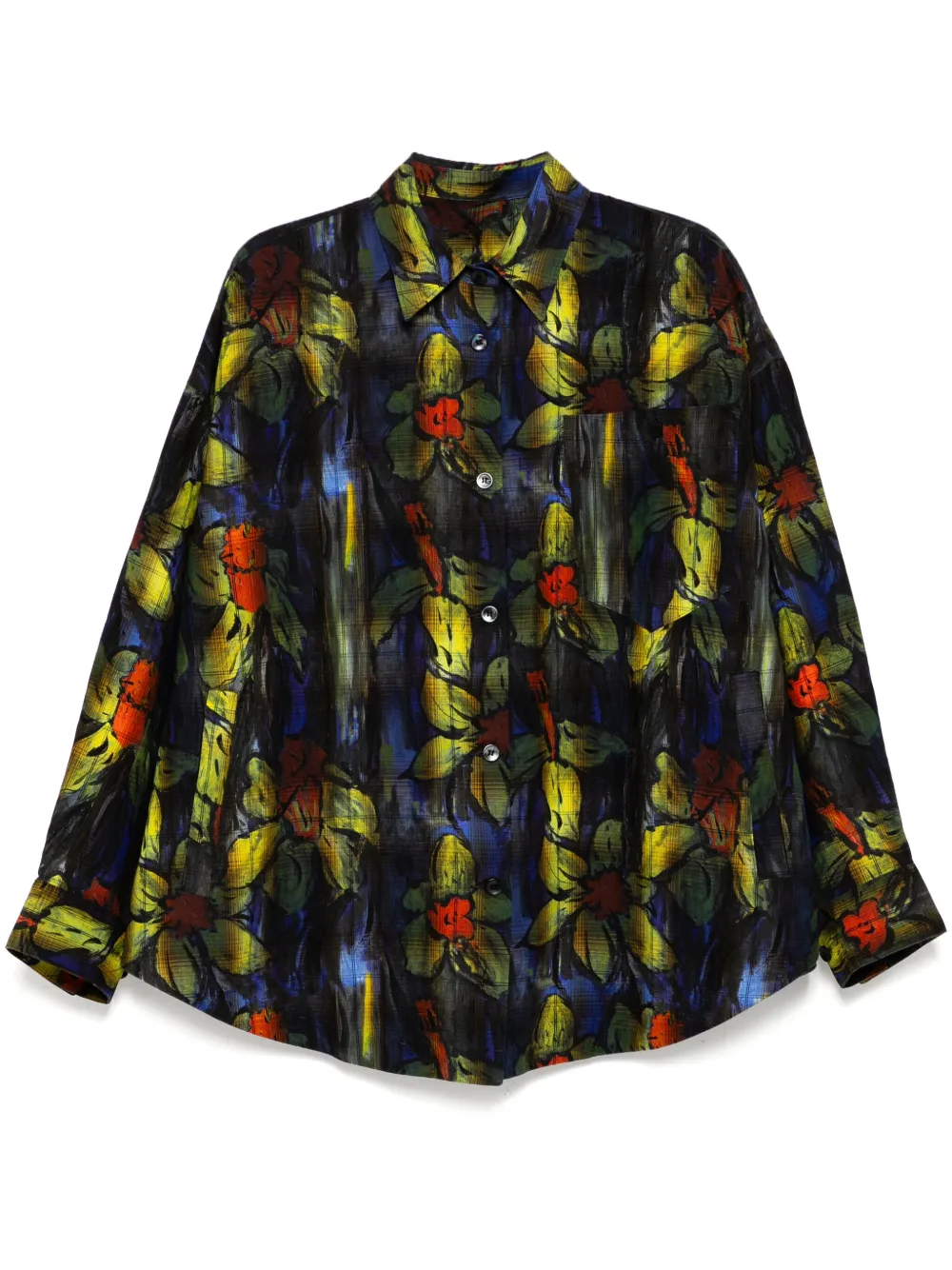 Рубашка с цветочным принтом JNBY, синий
Рубашка с цветочным принтом JNBY, синий