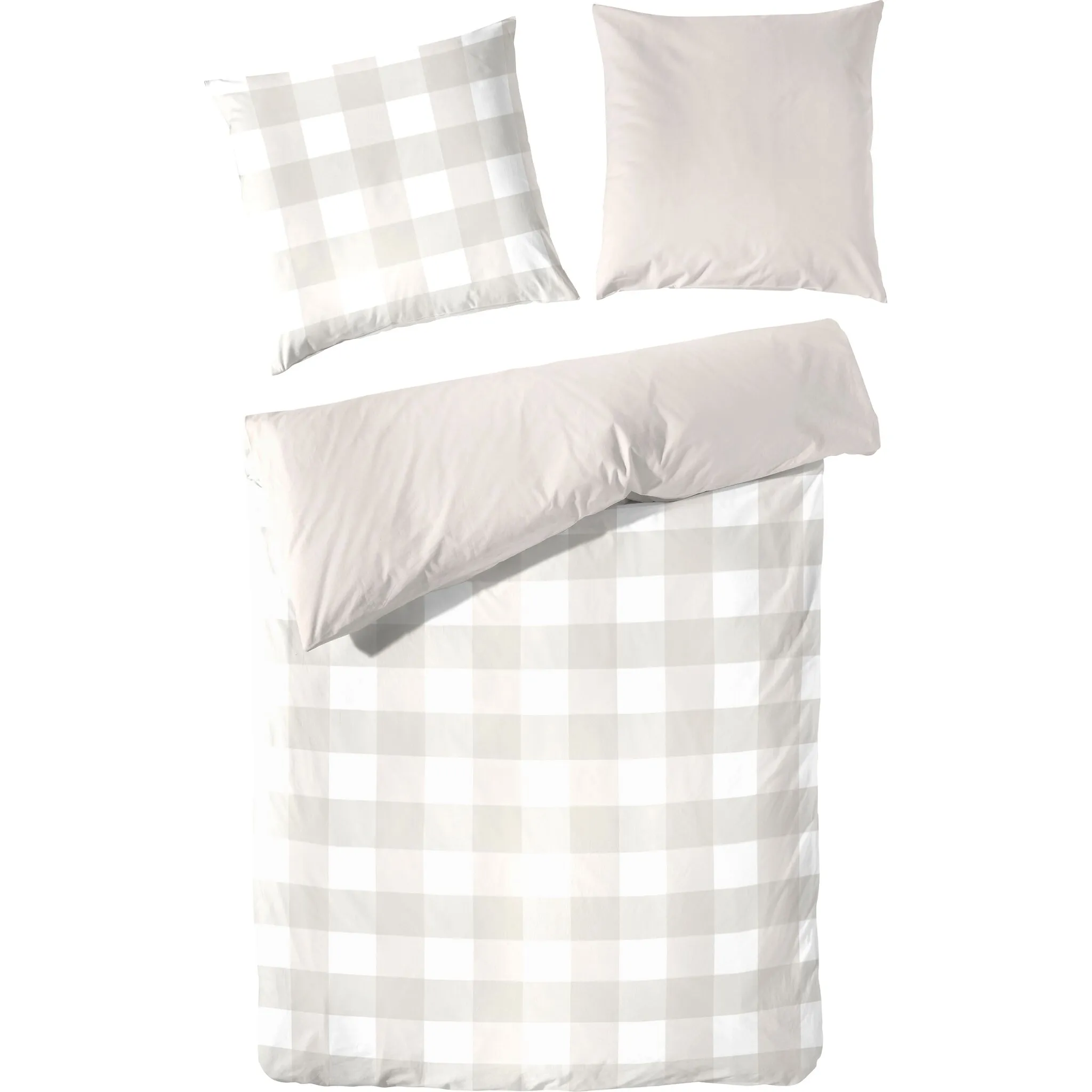 Постельное белье Primera «Basic Percale» в современном клетчатом дизайне, белый/бежевый
Постельное белье Primera «Basic Percale» в современном клетчатом дизайне, белый/бежевый