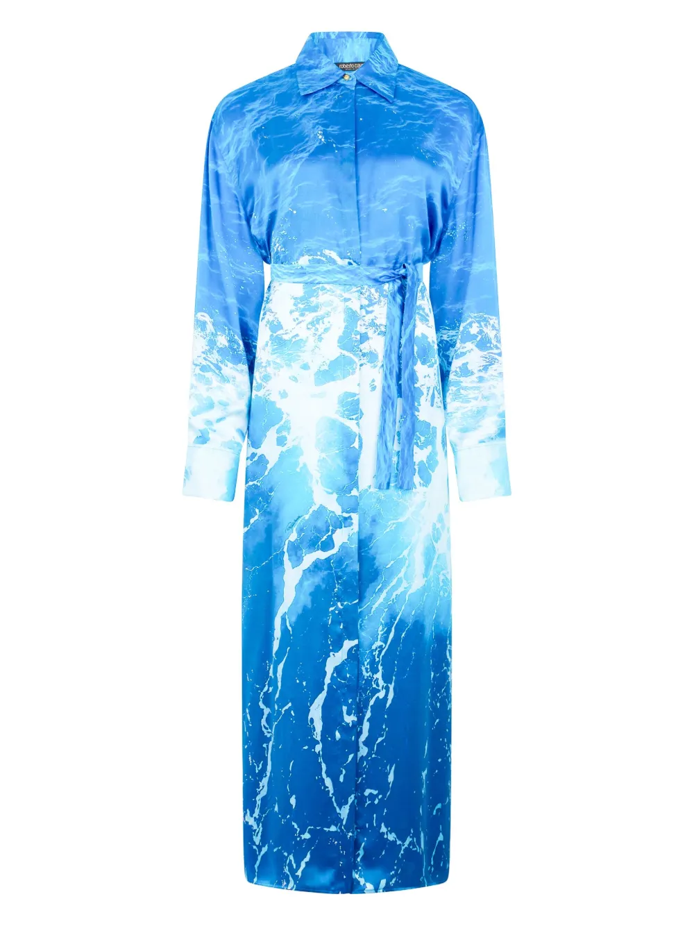 Платье миди с абстрактным принтом Roberto Cavalli, синий
Платье миди с абстрактным принтом Roberto Cavalli, синий
