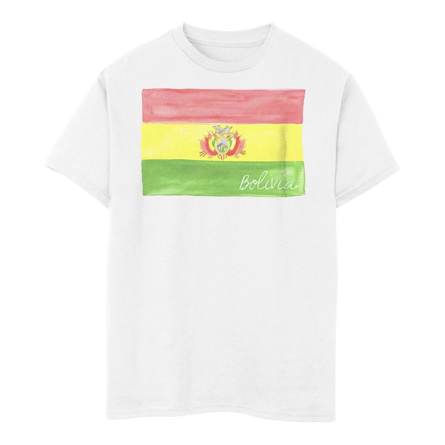 Футболка с акварельным флагом Боливии для мальчиков 8–20 лет Licensed Character
Футболка с акварельным флагом Боливии для мальчиков 8–20 лет Licensed Character