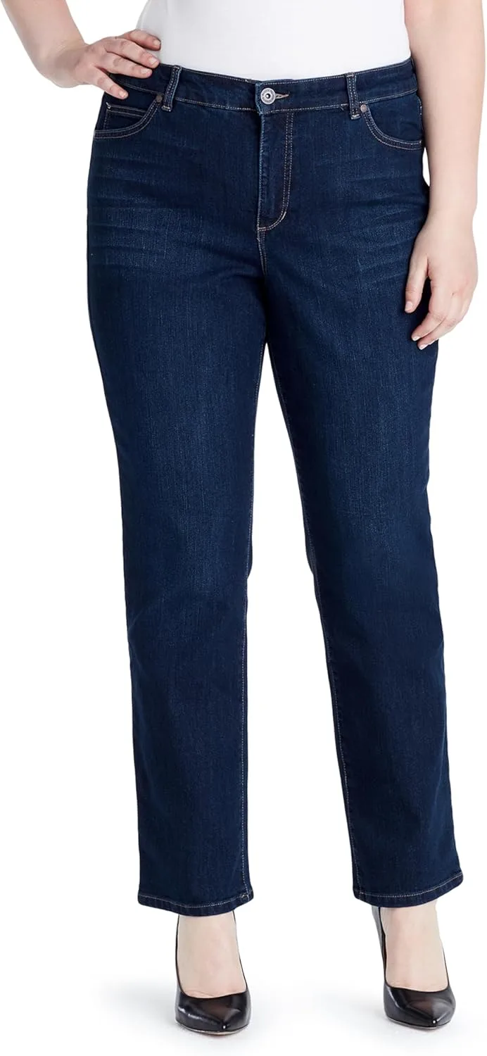 Bandolino Women's Mandie Signature Fit High Rise Straight Leg Jean Plus Size
Bandolino Women's Mandie Signature Fit High Rise Straight Leg Jean Plus Size