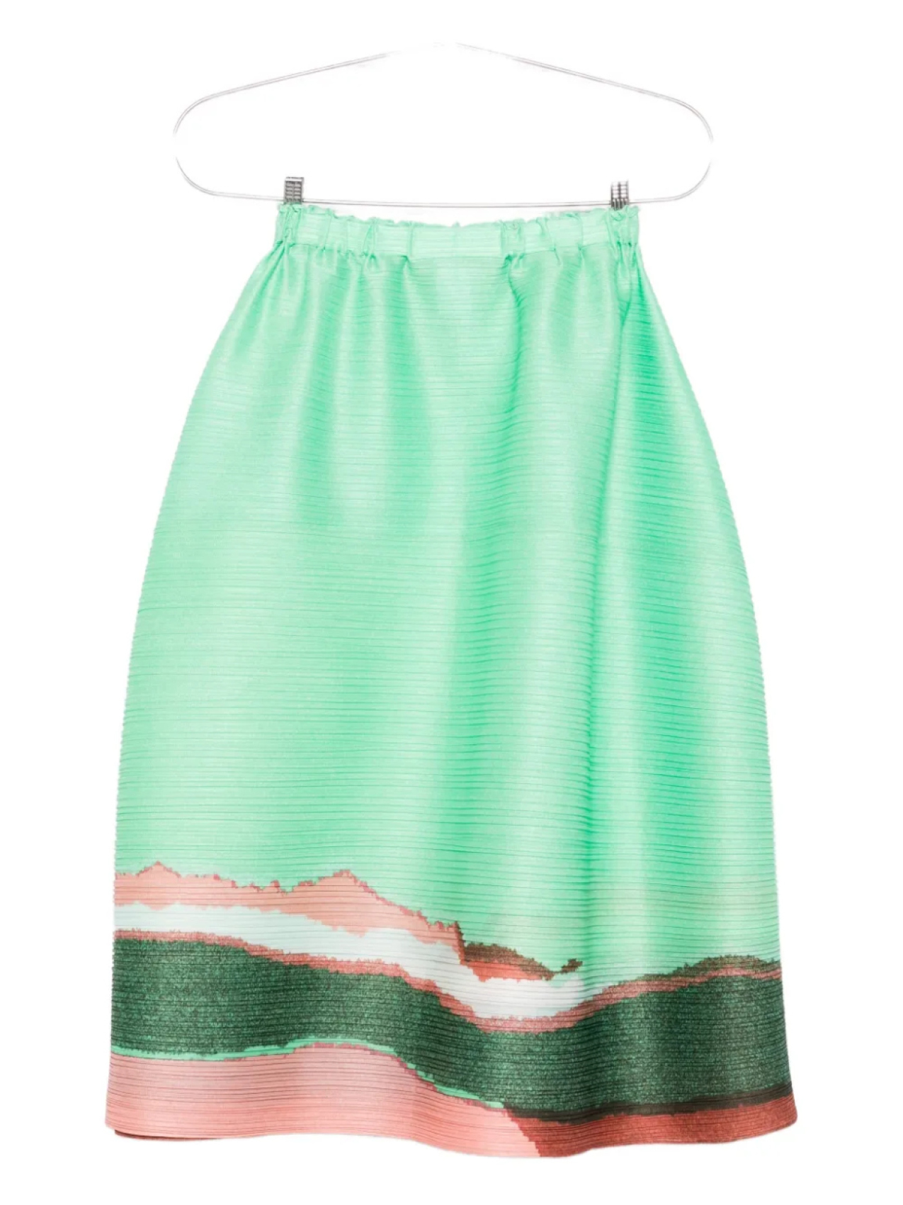 Юбка миди Pleats Please Issey Miyake с зернистым цветным принтом, зеленый
Юбка миди Pleats Please Issey Miyake с зернистым цветным принтом, зеленый