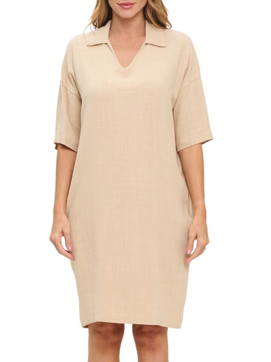 Платье с воротником Джонни Renee C., хаки
Платье с воротником Джонни Renee C., хаки