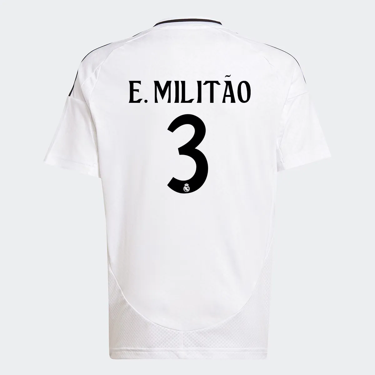 Реал Мадрид CF 1-й комплект детская футболка 2024-2025 E. Militão 3 Adidas, белый
Реал Мадрид CF 1-й комплект детская футболка 2024-2025 E. Militão 3 Adidas, белый