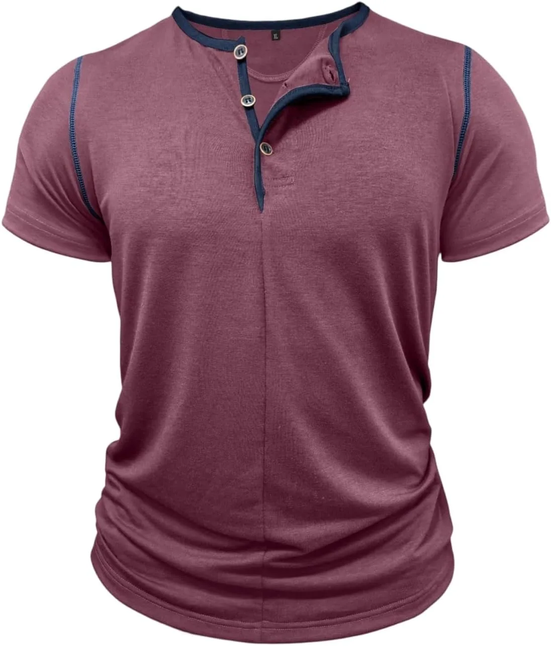 Мужская поло футболка Henley с коротким рукавом
Мужская поло футболка Henley с коротким рукавом