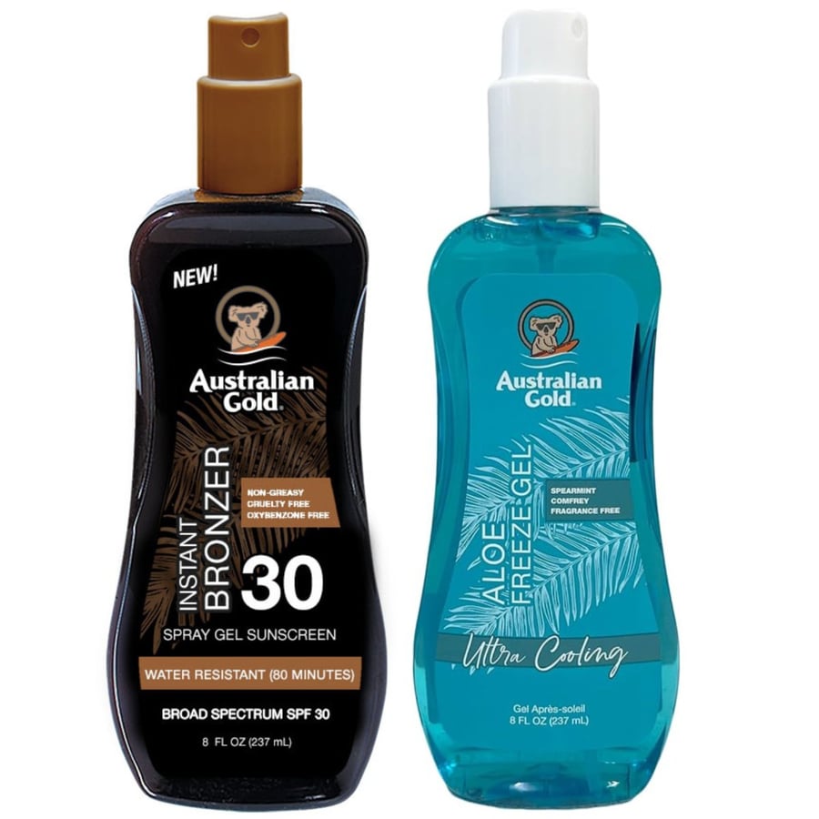 Австралийский золотой спрей-бронзатор SPF30 + Aloe Freeze Australian Gold
Австралийский золотой спрей-бронзатор SPF30 + Aloe Freeze Australian Gold