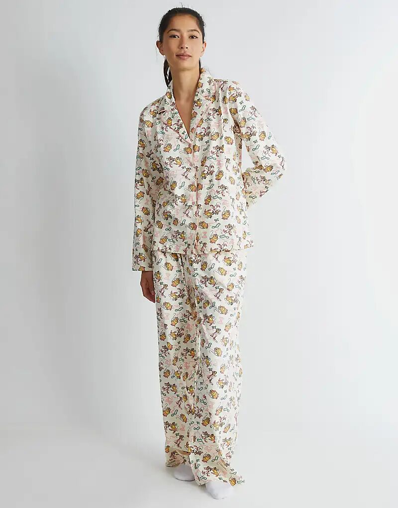 Пижамный комплект Skinnydip London Jaq & Gus в цвете экрю белого цвета
Пижамный комплект Skinnydip London Jaq & Gus в цвете экрю белого цвета