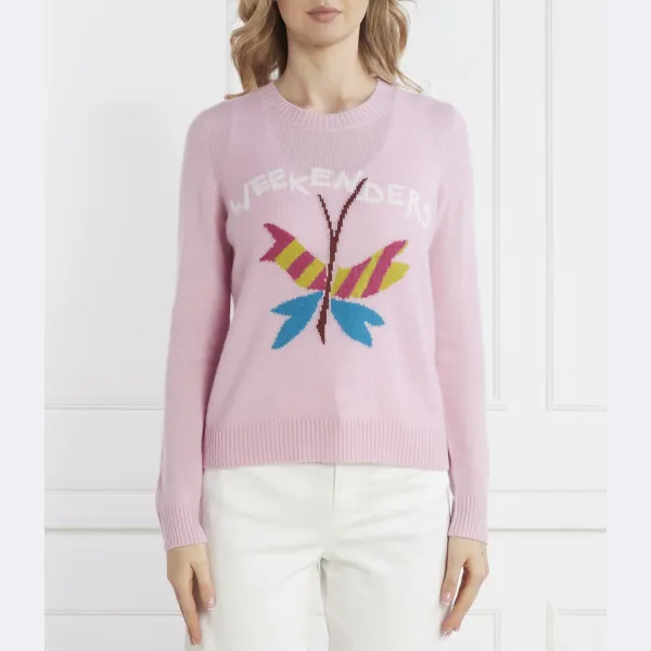 Кашемировый свитер обычного кроя Max Mara, розовый
Кашемировый свитер обычного кроя Max Mara, розовый