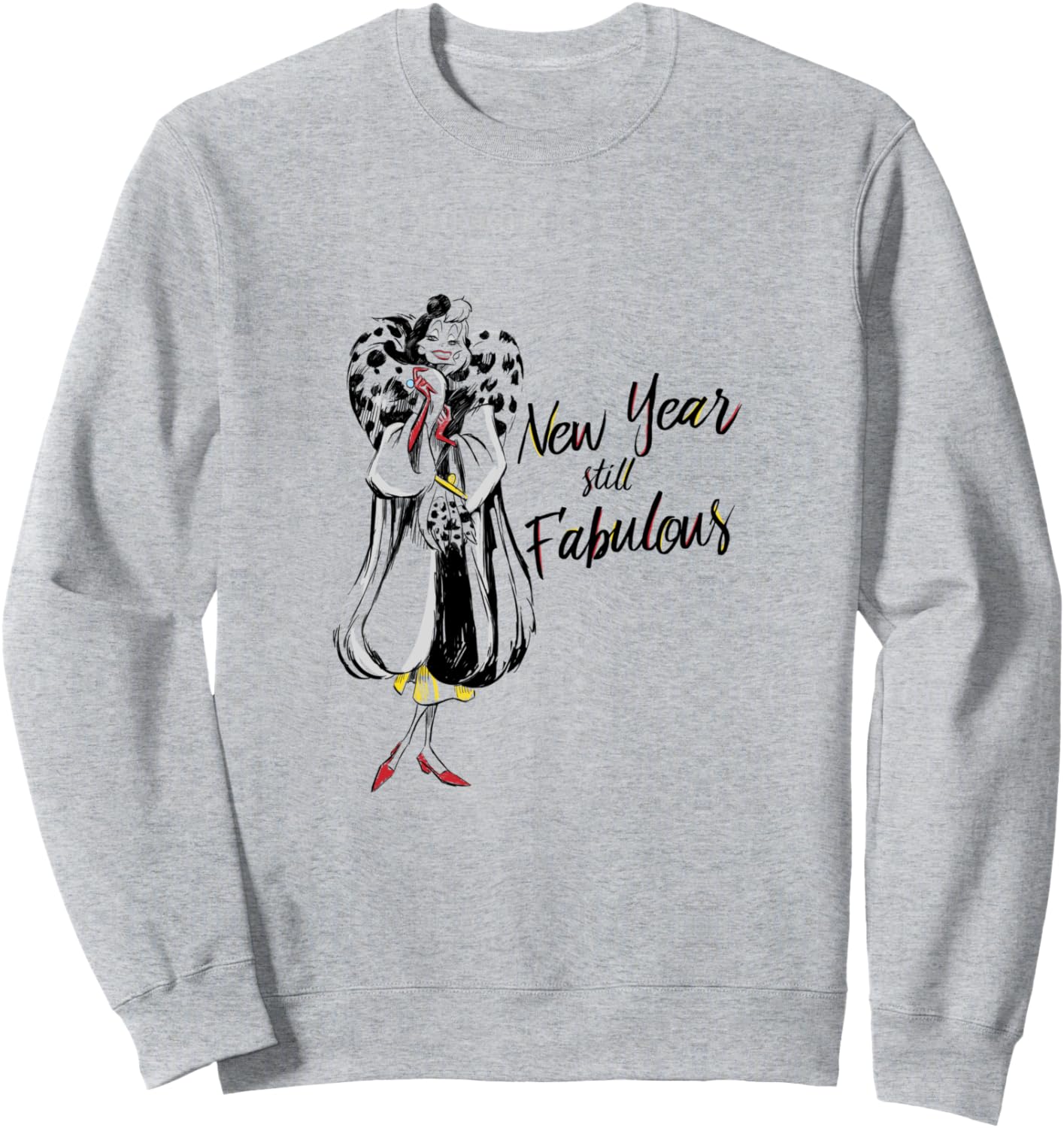 Толстовка Disney «101 далматинец» с изображением Круэллы и надписью «Новый год по-прежнему потрясающий», серая, Серый, Толстовка Disney «101 далматинец» с изображением Круэллы и надписью «Новый год по-прежнему потрясающий», серая
Толстовка Disney «101 далматинец» с изображением Круэллы и надписью «Новый год по-прежнему потрясающий», серая, Серый, Толстовка Disney «101 далматинец» с изображением Круэллы и надписью «Новый год по-прежнему потрясающий», серая