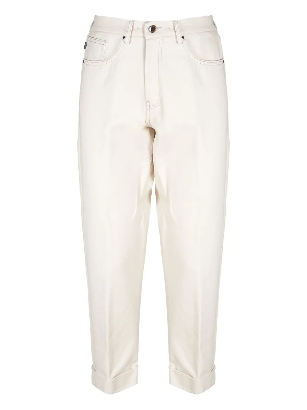 Джинсы прямого кроя с подворотами Berwich, белый
Джинсы прямого кроя с подворотами Berwich, белый