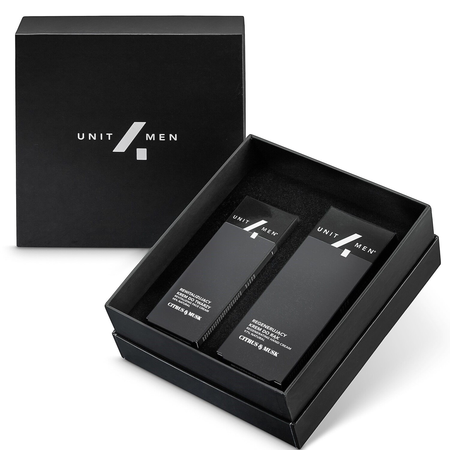 Набор: крем для лица восстанавливающий Unit4Men Citrus&Musk, 75 мл
Набор: крем для лица восстанавливающий Unit4Men Citrus&Musk, 75 мл