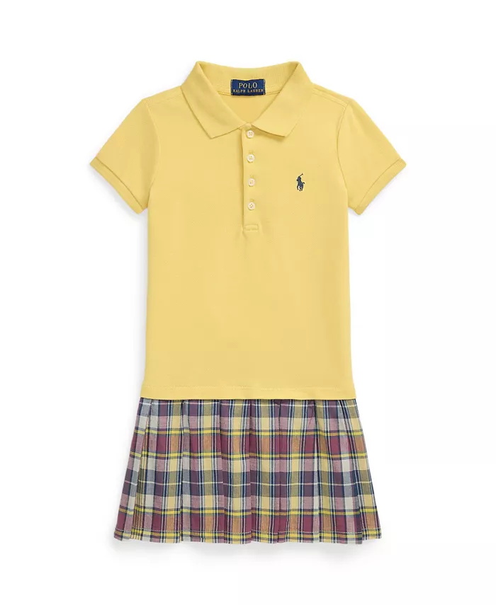 Платье-поло с плиссированной юбкой для девочек и малышек из эластичного сетчатого материала Polo Ralph Lauren, мультиколор
Платье-поло с плиссированной юбкой для девочек и малышек из эластичного сетчатого материала Polo Ralph Lauren, мультиколор