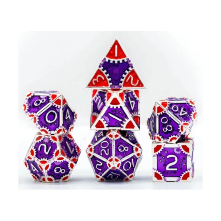 Полигональный набор в стиле стимпанк — мантии императрицы (7), Dice Sets - Metal (Foam Brain Games)
Полигональный набор в стиле стимпанк — мантии императрицы (7), Dice Sets - Metal (Foam Brain Games)