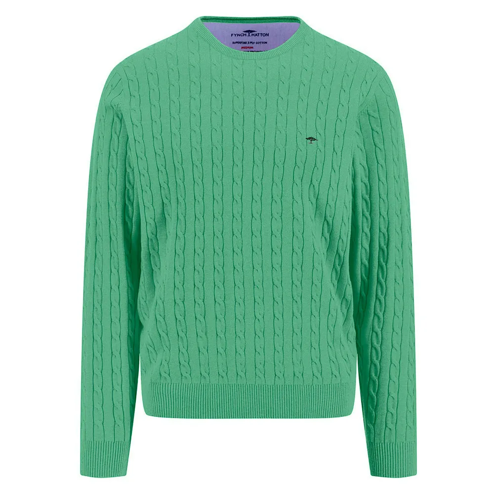 Свитер Fynch Hatton Cable, зеленый
Свитер Fynch Hatton Cable, зеленый