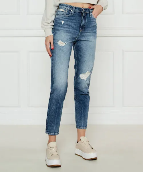 Джинсы Mom fit Calvin Klein Jeans, синий
Джинсы Mom fit Calvin Klein Jeans, синий