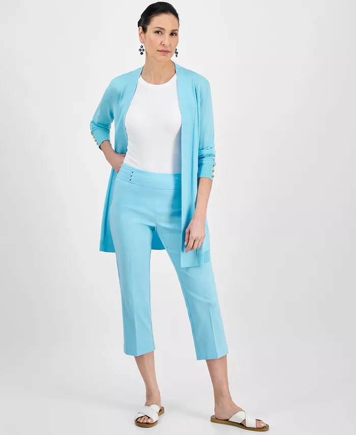 Женские капри с завышенной талией и эффектом контроля живота JM Collection, синий
Женские капри с завышенной талией и эффектом контроля живота JM Collection, синий