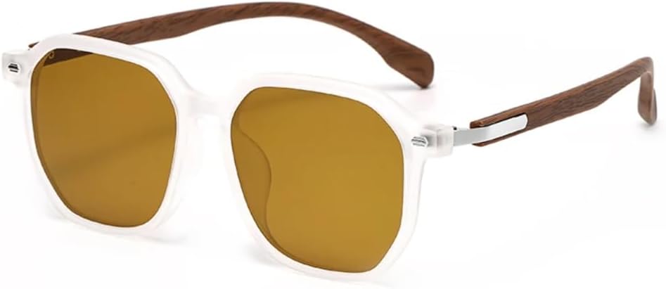 Ретро-модные поляризованные солнцезащитные очки для женщин и мужчин, классический винтажный стиль, защита от УФ-излучения UV400, для активного отдыха VFDHN, Frosted White Brown
Ретро-модные поляризованные солнцезащитные очки для женщин и мужчин, классический винтажный стиль, защита от УФ-излучения UV400, для активного отдыха VFDHN, Frosted White Brown