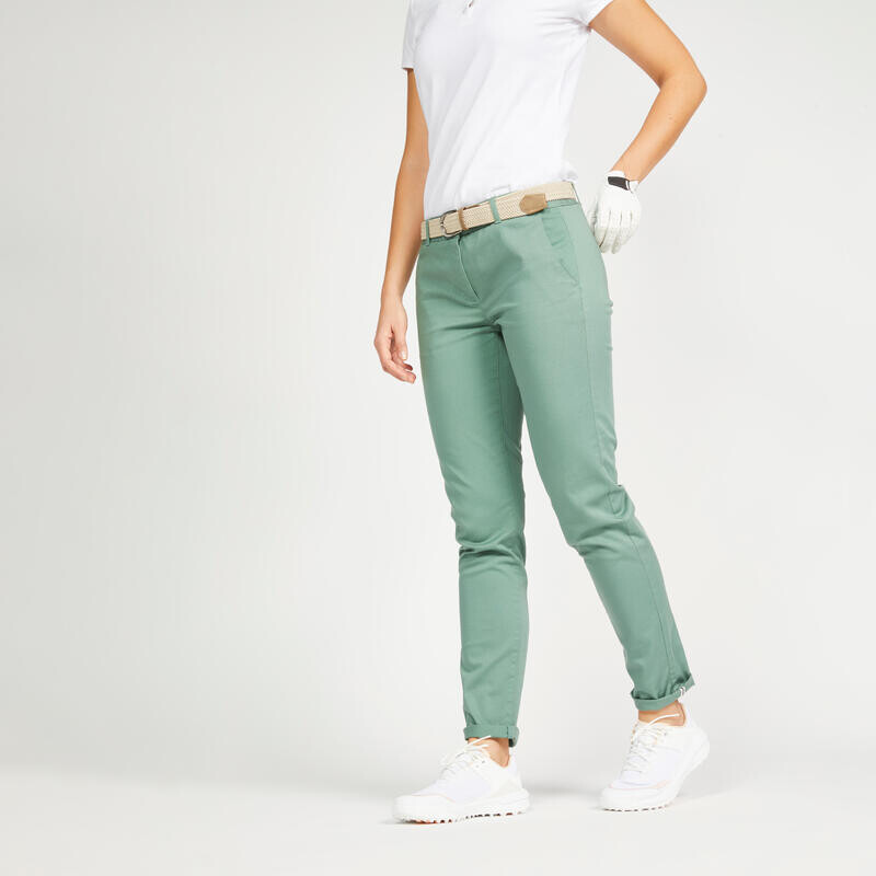 Женские брюки для гольфа - MW500 зеленые INESIS, цвет verde
Женские брюки для гольфа - MW500 зеленые INESIS, цвет verde