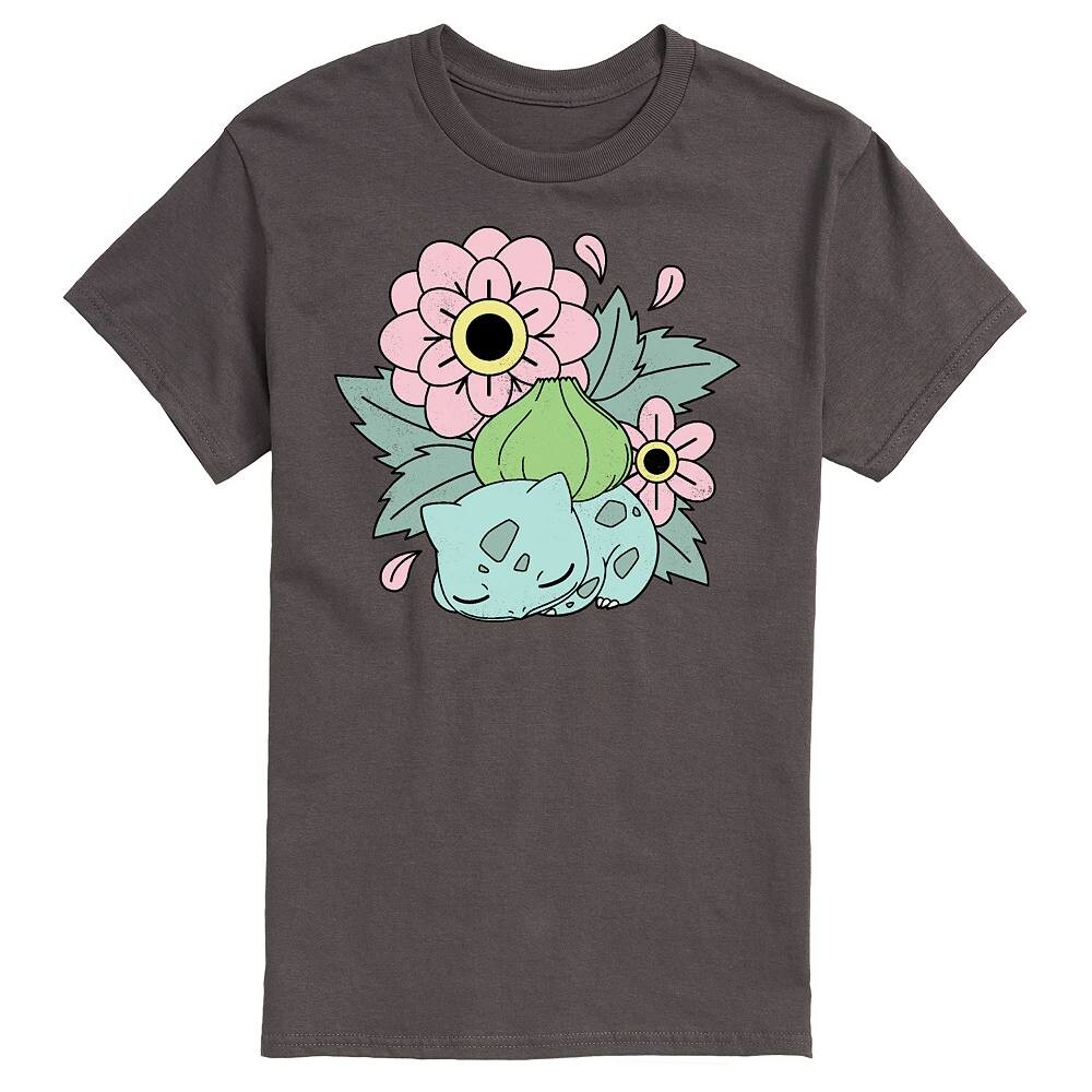 Мужская футболка с цветами Pokemon Bulba Licensed Character, цвет Charcoal
Мужская футболка с цветами Pokemon Bulba Licensed Character, цвет Charcoal