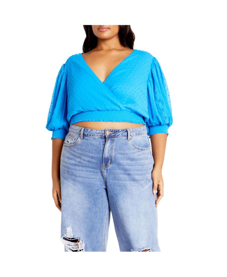 Топ для полных женщин CITY CHIC, Cornflower
Топ для полных женщин CITY CHIC, Cornflower