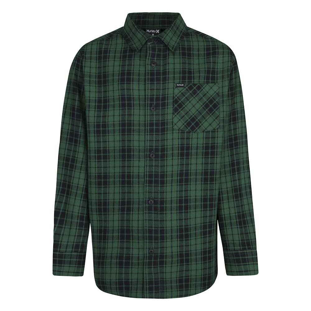 Фланелевой топ Hurley в клетку с длинными рукавами для мальчиков 8–20 лет, зеленый
Фланелевой топ Hurley в клетку с длинными рукавами для мальчиков 8–20 лет, зеленый