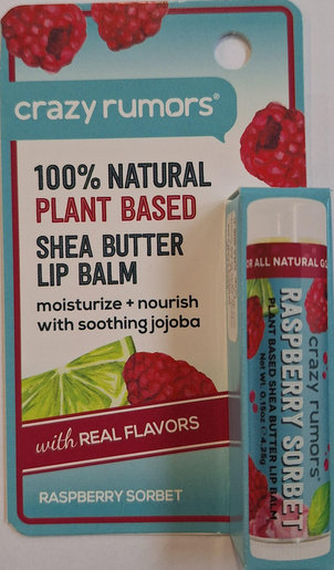 Натуральный бальзам для губ Crazy Rumors - Малиновый сорбет 
Натуральный бальзам для губ Crazy Rumors - Малиновый сорбет