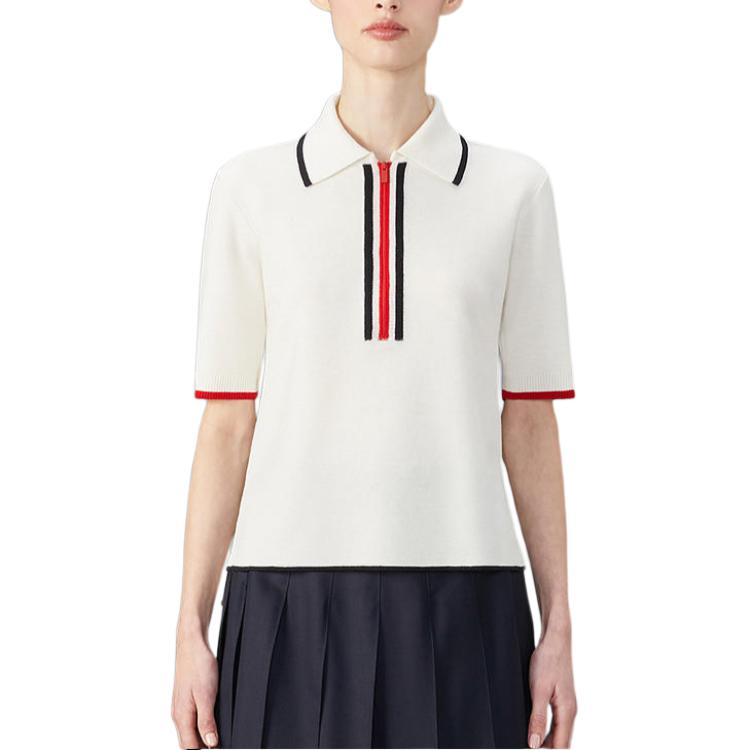 Платье из вирджинской шерсти с полосками RWB THOM BROWNE, белый
Платье из вирджинской шерсти с полосками RWB THOM BROWNE, белый