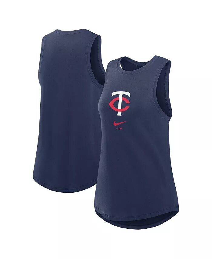 Женская модная майка с высоким воротом темно-синего цвета Minnesota Twins Legacy Icon Nike, синий 
Женская модная майка с высоким воротом темно-синего цвета Minnesota Twins Legacy Icon Nike, синий