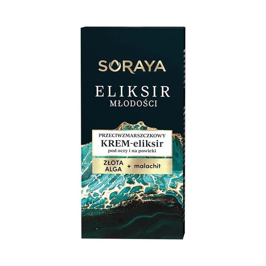 Эликсир молодости Крем-эликсир против морщин для глаз и век 15мл Soraya
Эликсир молодости Крем-эликсир против морщин для глаз и век 15мл Soraya