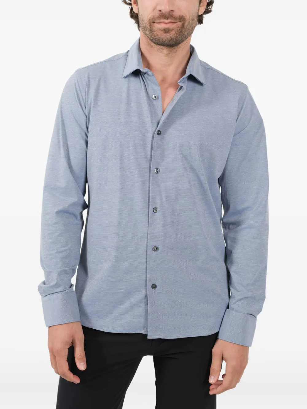 Полосатая рубашка на пуговицах Rrd, синий
Полосатая рубашка на пуговицах Rrd, синий