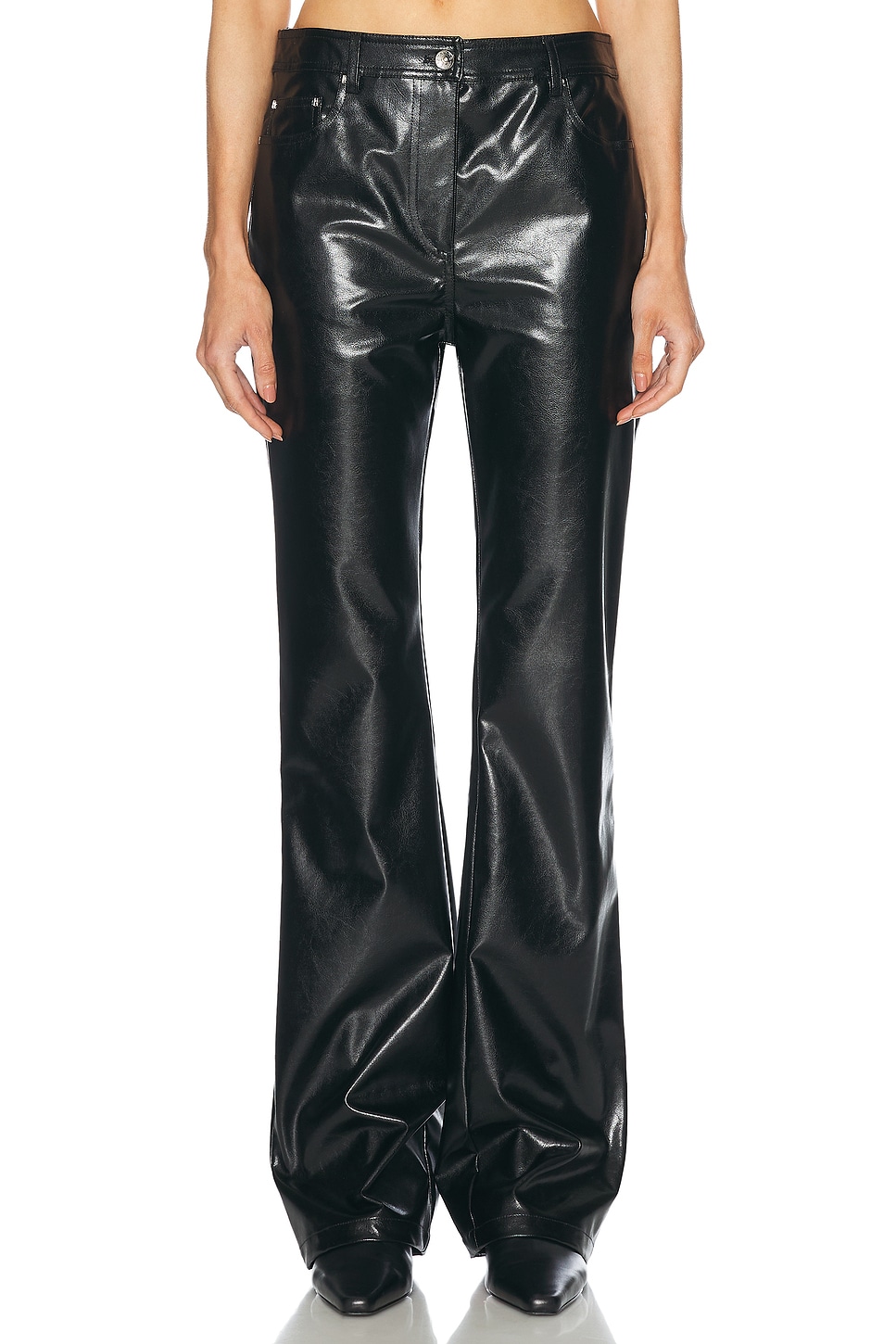 Faux Leather Брюки Rabanne, Black
Faux Leather Брюки Rabanne, Black