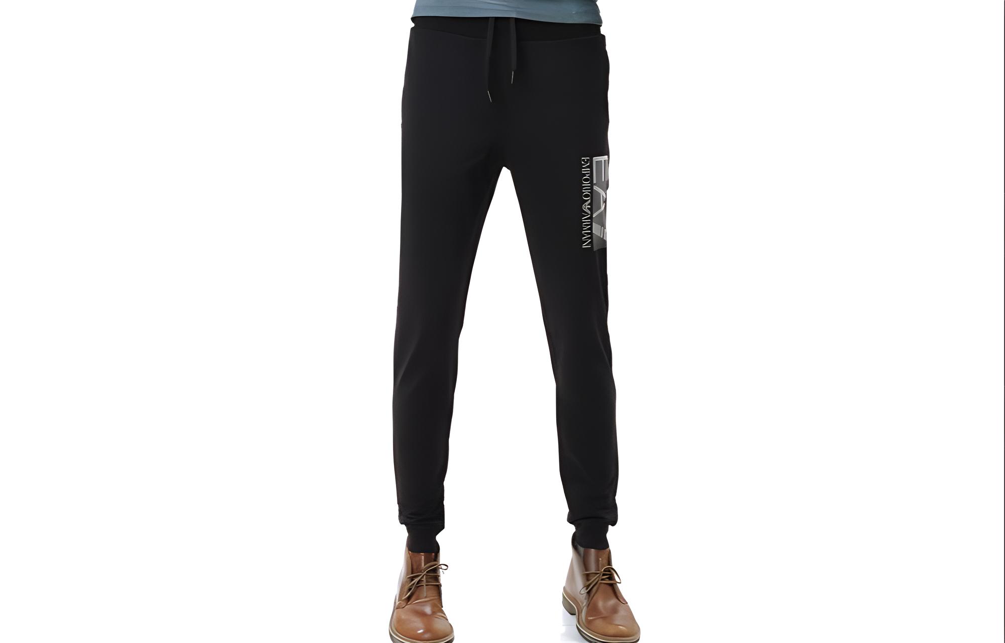 EA7 FW22 Вязаные спортивные штаны Мужские Темно-серые EMPORIO ARMANI 
EA7 FW22 Вязаные спортивные штаны Мужские Темно-серые EMPORIO ARMANI