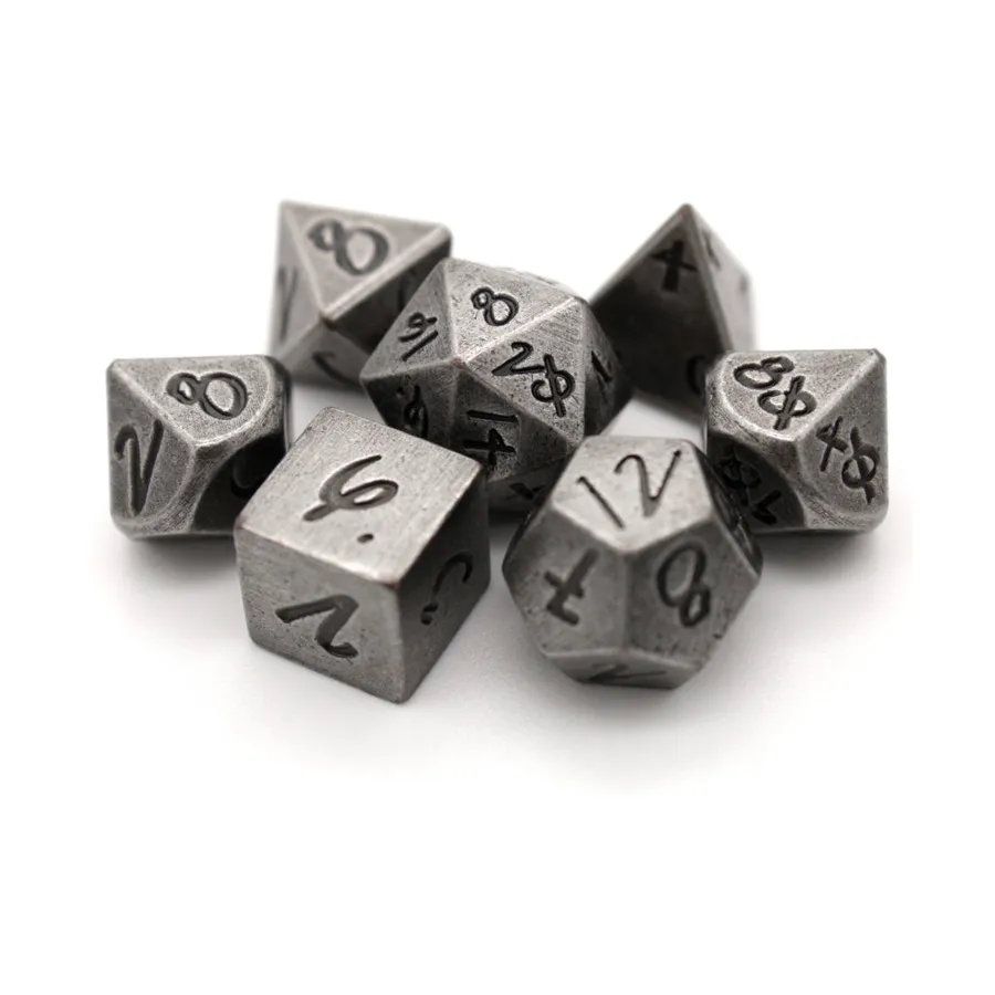 Поли-набор «Магическая рука Абрии» — Wee Lads, серебристый с черным (7), Wood and Metal Dice (Dice Envy)
Поли-набор «Магическая рука Абрии» — Wee Lads, серебристый с черным (7), Wood and Metal Dice (Dice Envy)