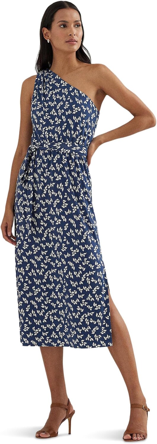 Платье Lauren Ralph Lauren Floral Belted Jersey One-Shoulder Dress, цвет Blue/Cream
Платье Lauren Ralph Lauren Floral Belted Jersey One-Shoulder Dress, цвет Blue/Cream