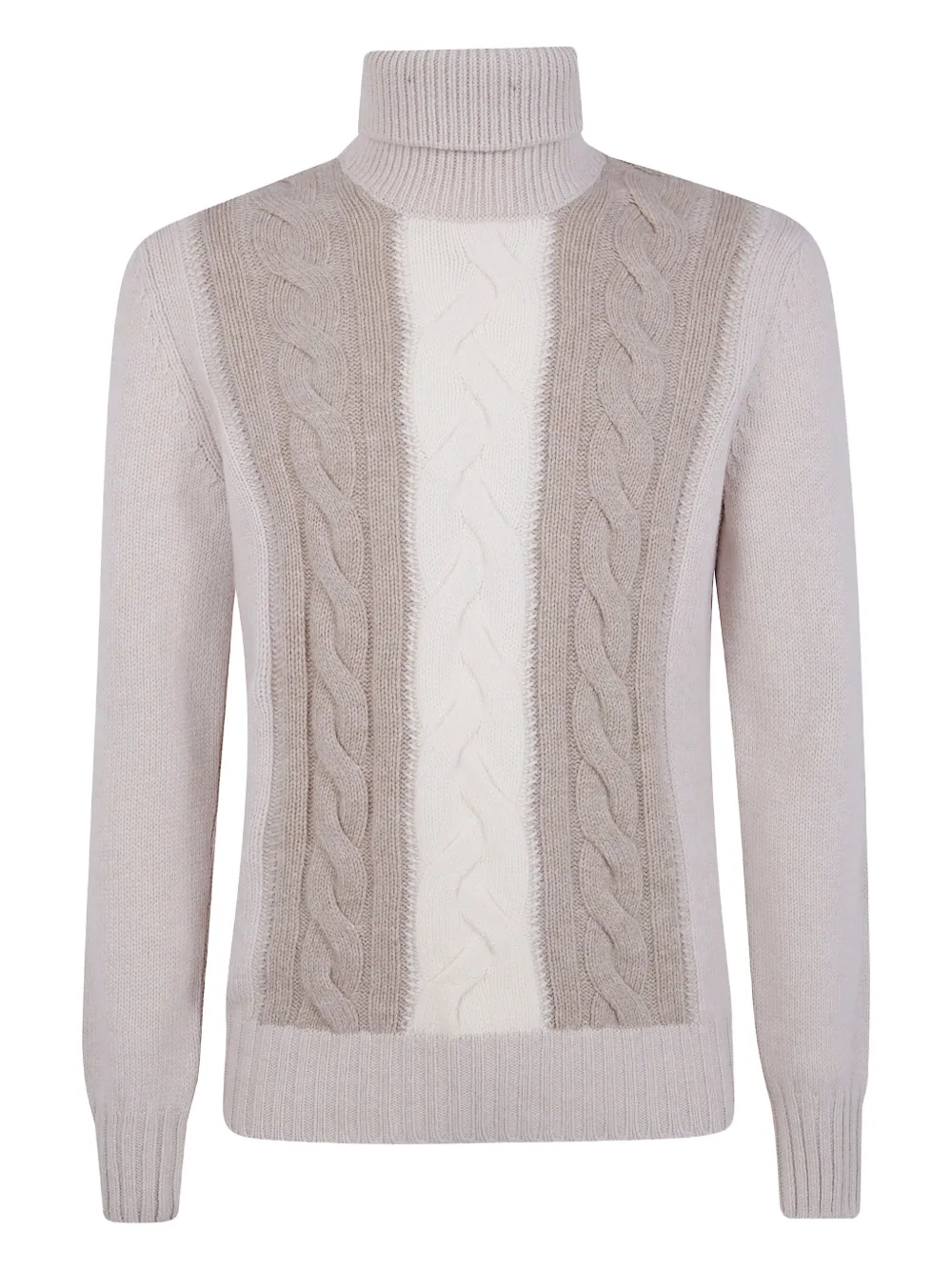 Свитер фактурной вязки с высоким воротником Gran Sasso, нейтральный
Свитер фактурной вязки с высоким воротником Gran Sasso, нейтральный