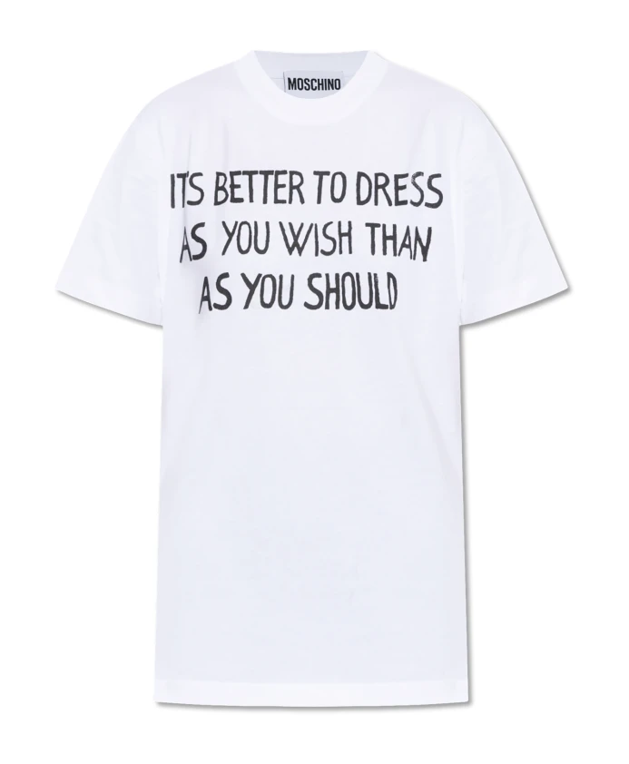 Футболка с принтом Moschino, белый
Футболка с принтом Moschino, белый