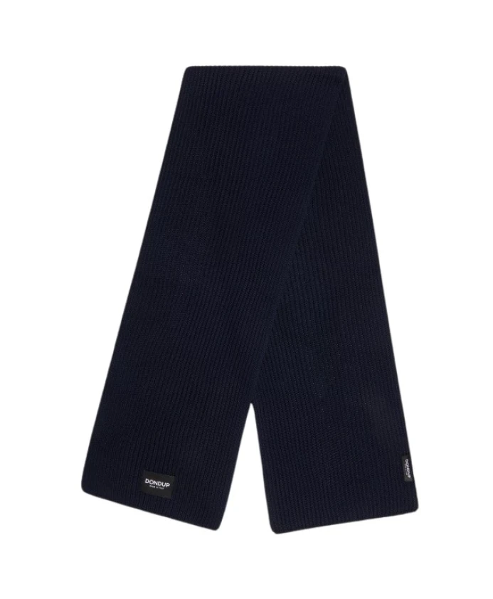 Мужской шарф в рубчик темно синего цвета Dondup, синий
Мужской шарф в рубчик темно синего цвета Dondup, синий
