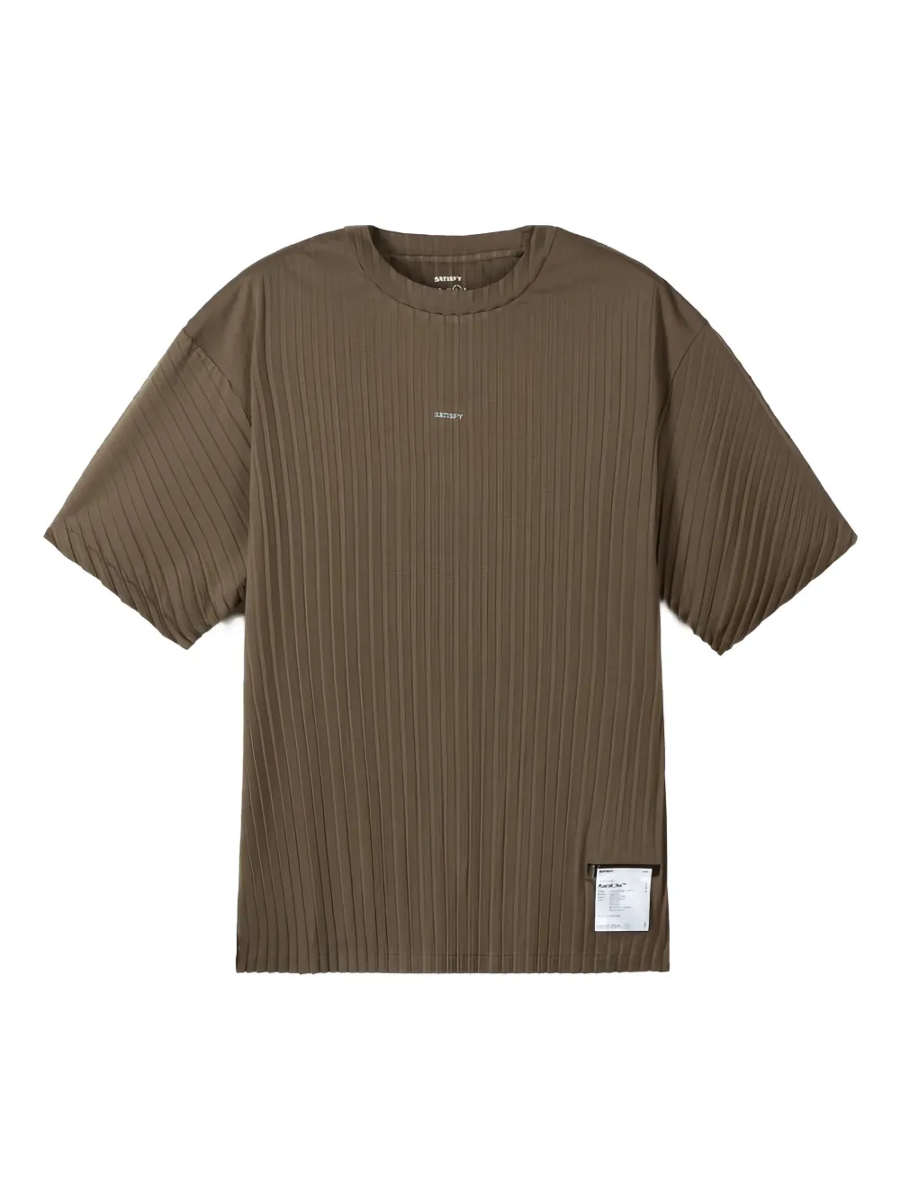 Футболка в рубчик с круглым вырезом Satisfy, коричневый
Футболка в рубчик с круглым вырезом Satisfy, коричневый